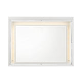 Skylar Pearl White Mirror W/Led - Ornate Home