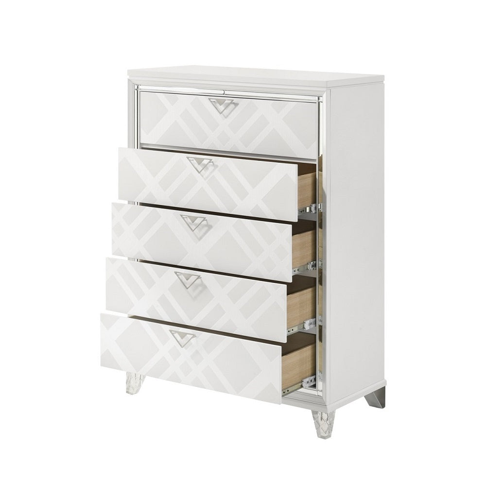 Skylar Pearl White Chest - Ornate Home