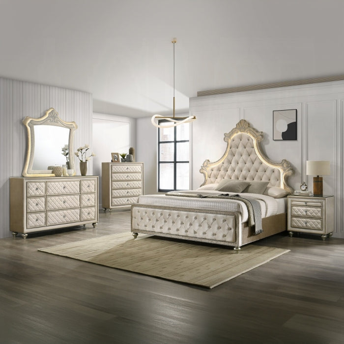 Lucienne Beige Chest - Ornate Home