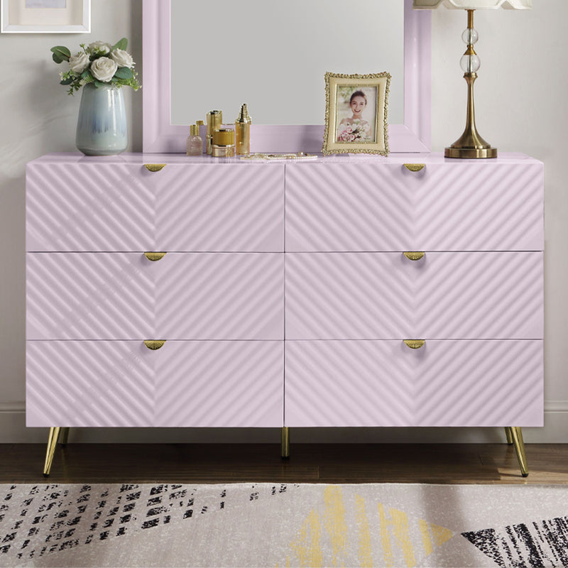 Gaines Pink Dresser - Ornate Home