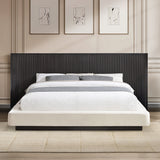 Clayten Beige/Espresso Eastern King Bed