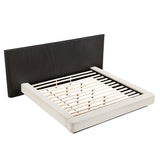 Clayten Beige/Espresso Eastern King Bed