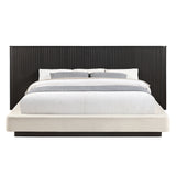Clayten Beige/Espresso Eastern King Bed