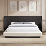 Clayten Beige/Espresso Queen Bed