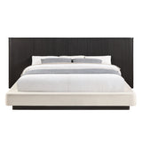 Clayten Beige/Espresso Queen Bed