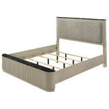 Travonte Gray/Beige Eastern King Bed