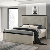Travonte Gray/Beige Queen Bed