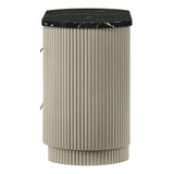 Travonte Gray/Beige Nightstand