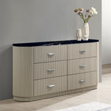 Travonte Gray/Beige Dresser