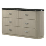 Travonte Gray/Beige Dresser