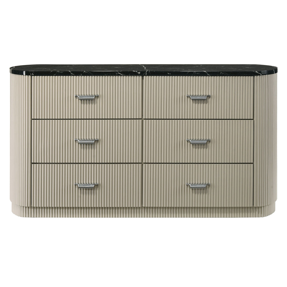 Travonte Gray/Beige Dresser