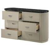 Travonte Gray/Beige Dresser