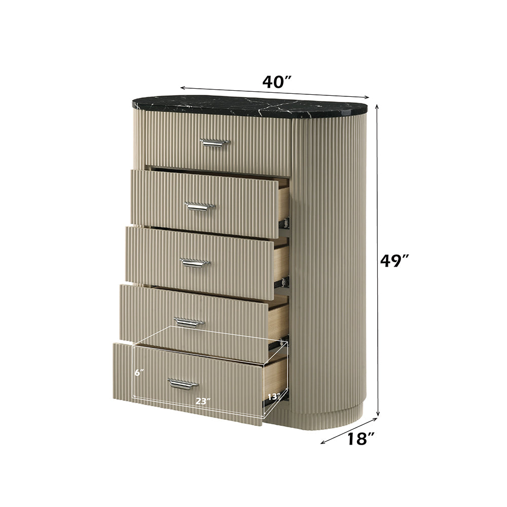 Travonte Gray/Beige Chest