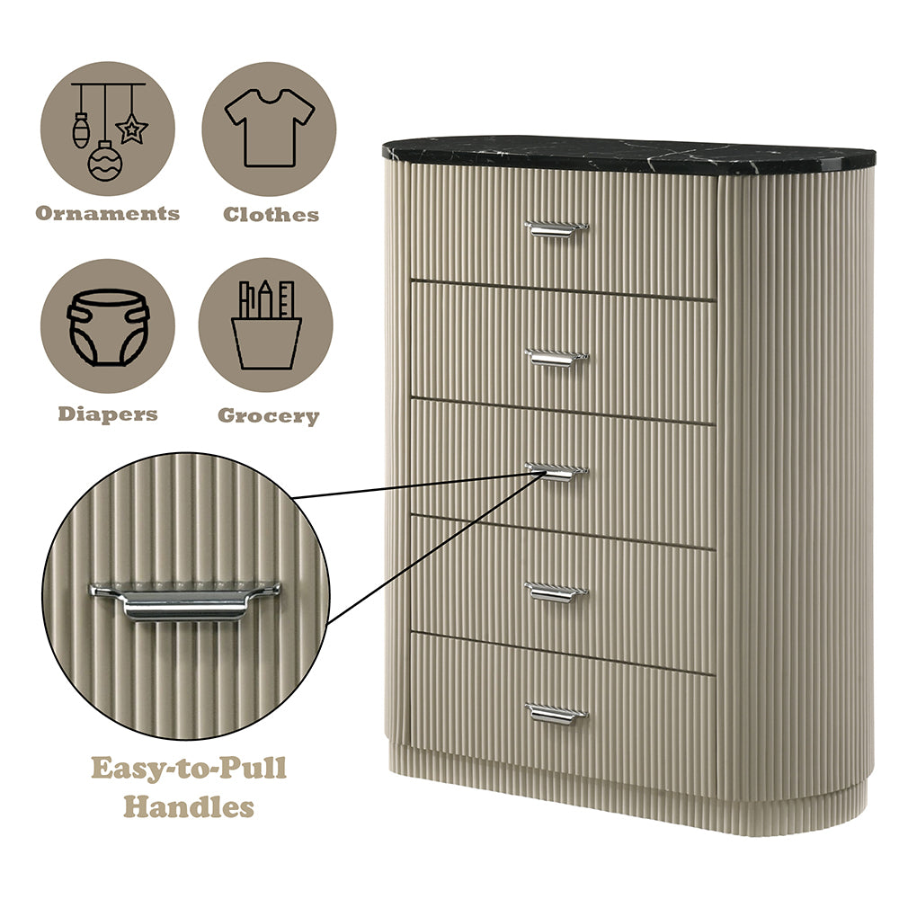 Travonte Gray/Beige Chest
