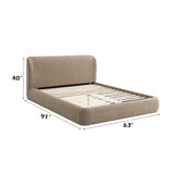 Erica Dark Beige Full Bed