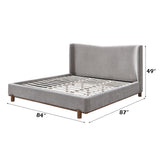 Melbourne Gray Eastern King Bed