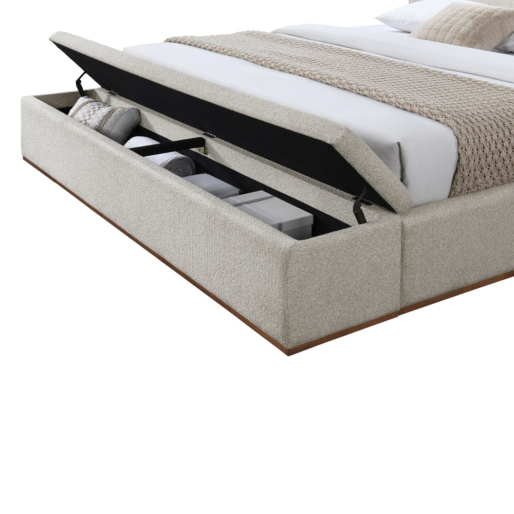 Boxter Beige Queen Bed w/Storage