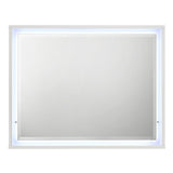 Esther White/Silver Mirror w/LED
