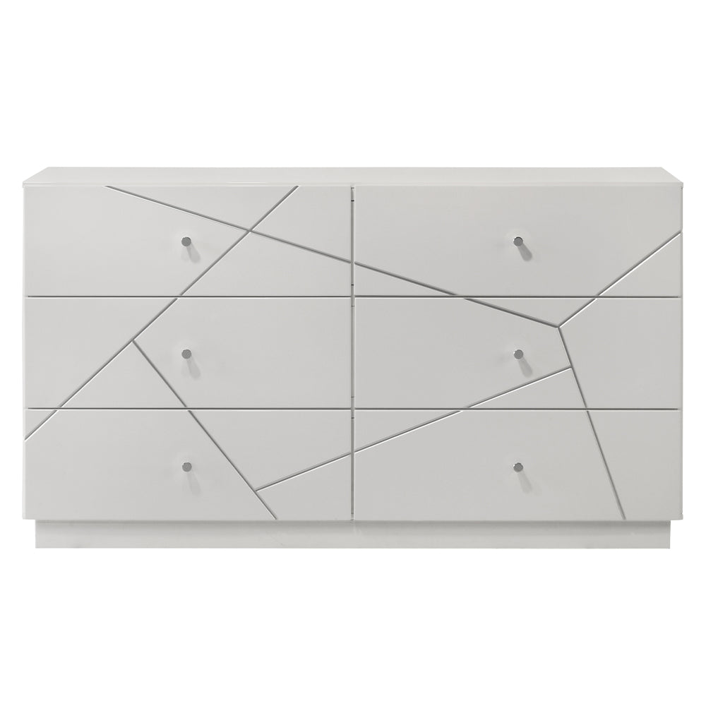 Esther White/Silver Dresser