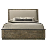 Lance Beige/Distressed Oak Eastern King Bed