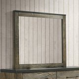 Lance Distressed Oak Mirror