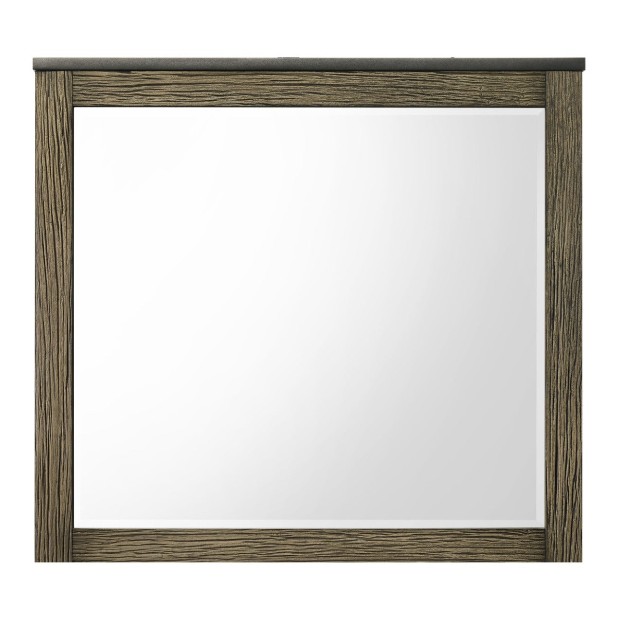 Lance Distressed Oak Mirror
