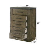 Lance Distressed Oak Chest