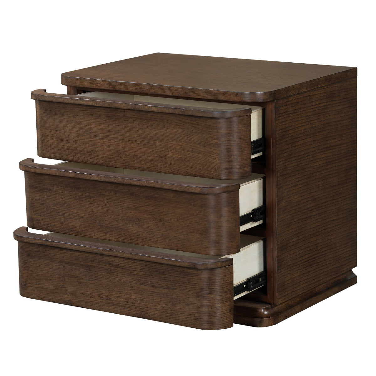 Zoey Brown Oak Nightstand