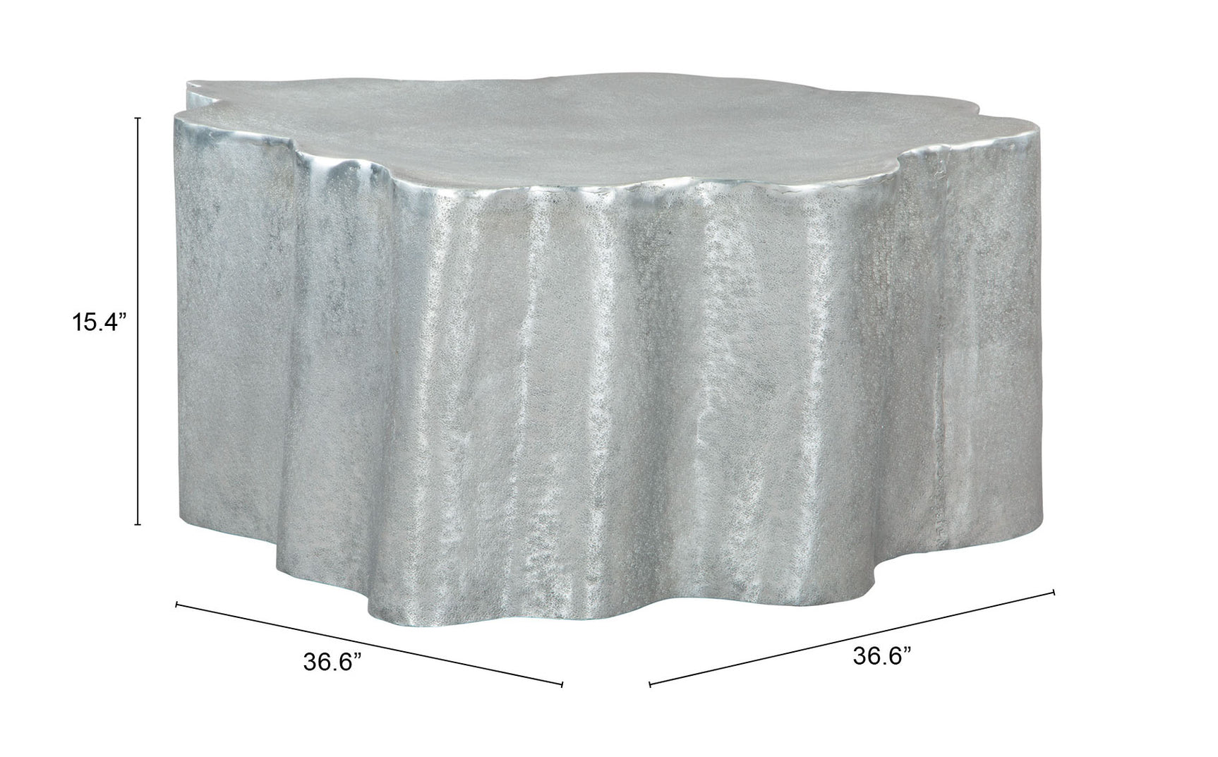 Kortha Antique Silver Coffee Table