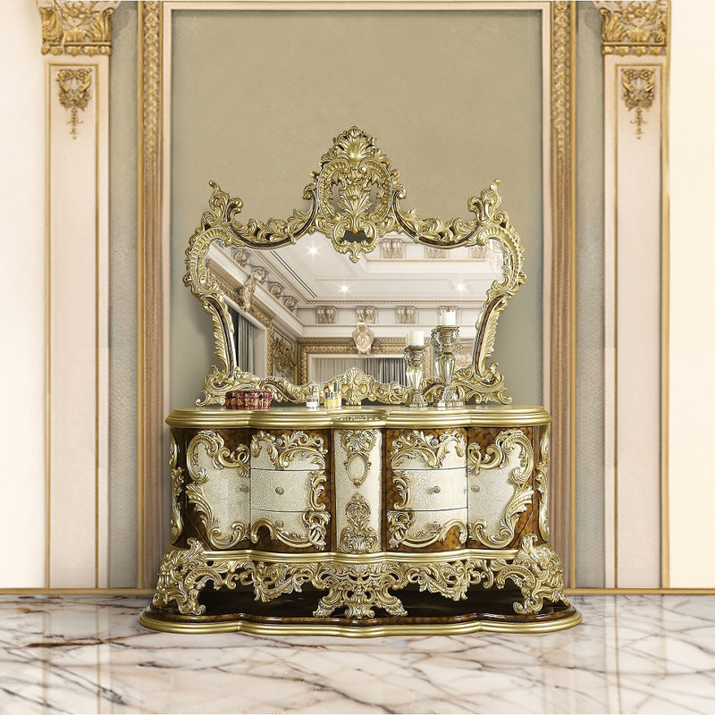 Desiderius Antique Gold Dresser - Ornate Home