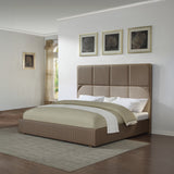 Marcelino Brown/Beige Eastern King Bed