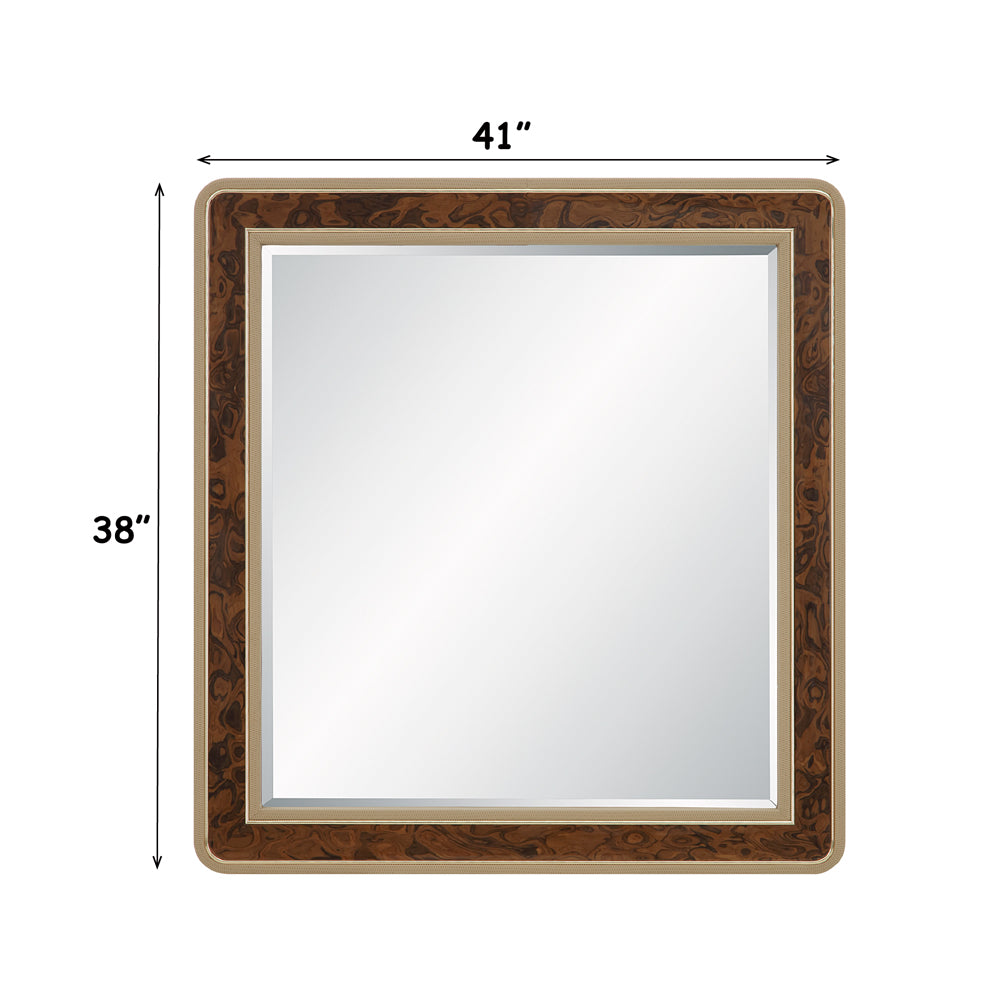 Marcelino Brown/Beige Mirror