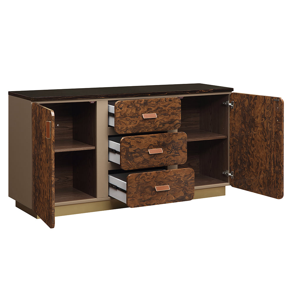 Marcelino Brown/Beige Dresser