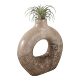 Covedale Multicolor Large Open Cut-Out Terracotta Vase