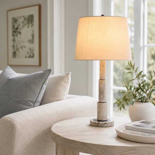 Boltonwick Ivory/Tan Lamp