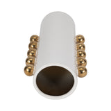 Garsonham White/Gold Vase