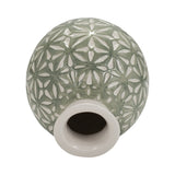 Wheeler Dark Sage Small Ceramic Daisy Vase