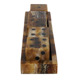Pauma Valley Brown/Black Tortoise Resin Dice Set