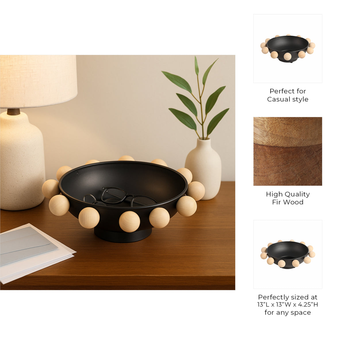 Baxterland Black Bowl - 20608-02EC
