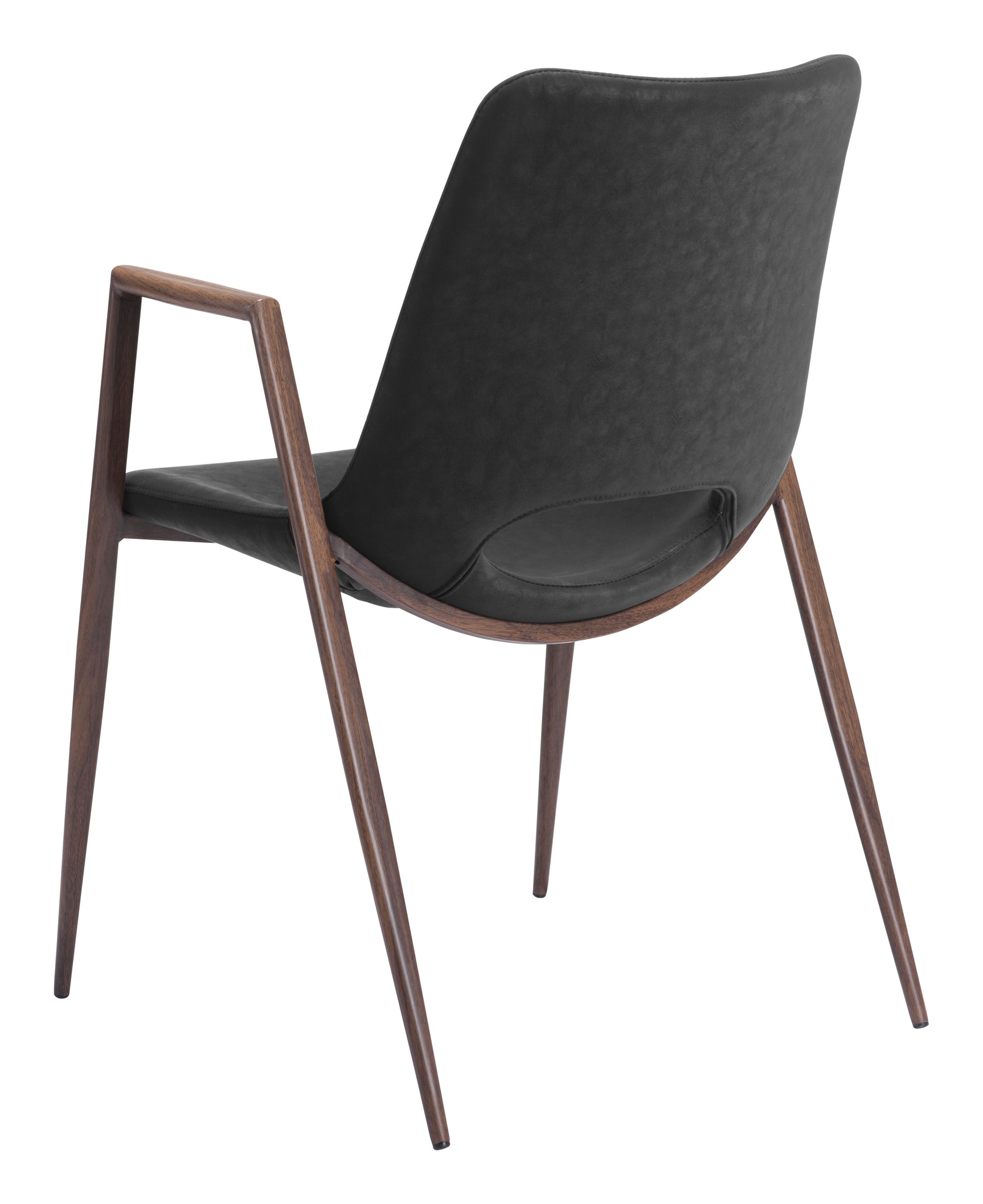 Desi Black & Walnut Dining Chair (Set of 2)