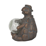 Orangetree Antique Copper Turtle Solar Orb