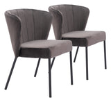 Aimee Gray Dining Chair (Set of 2)