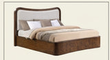Rufina Beige/Walnut Eastern King Bed