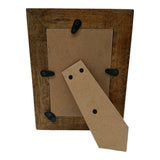 Morristown Brown Small Carved Scales Mango Wood Frame