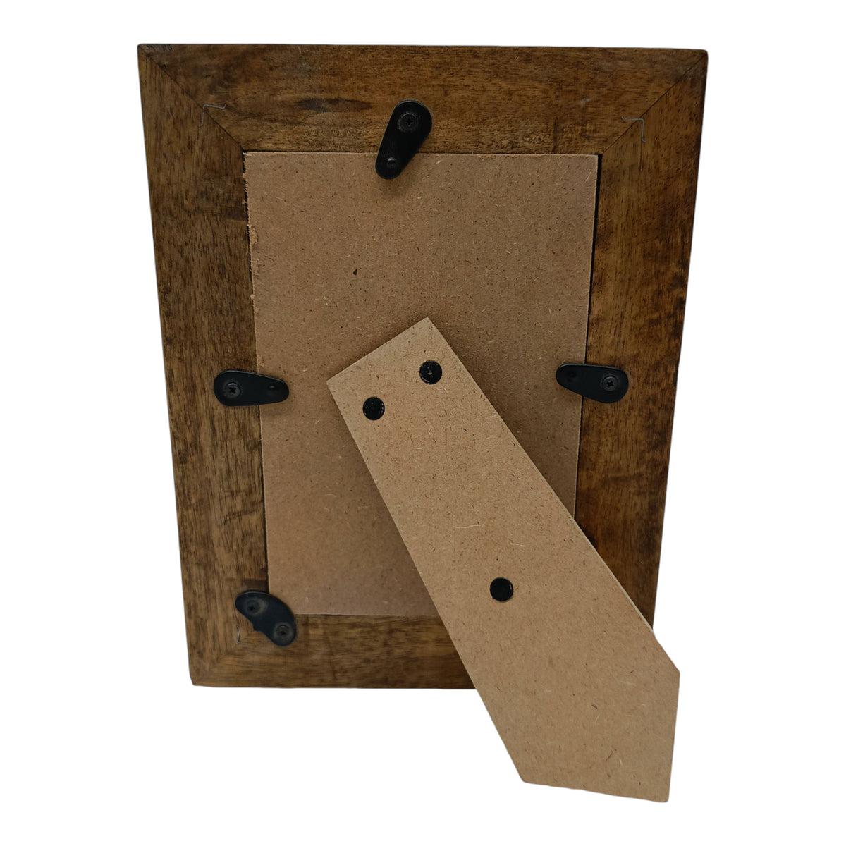 Morristown Brown Small Carved Scales Mango Wood Frame