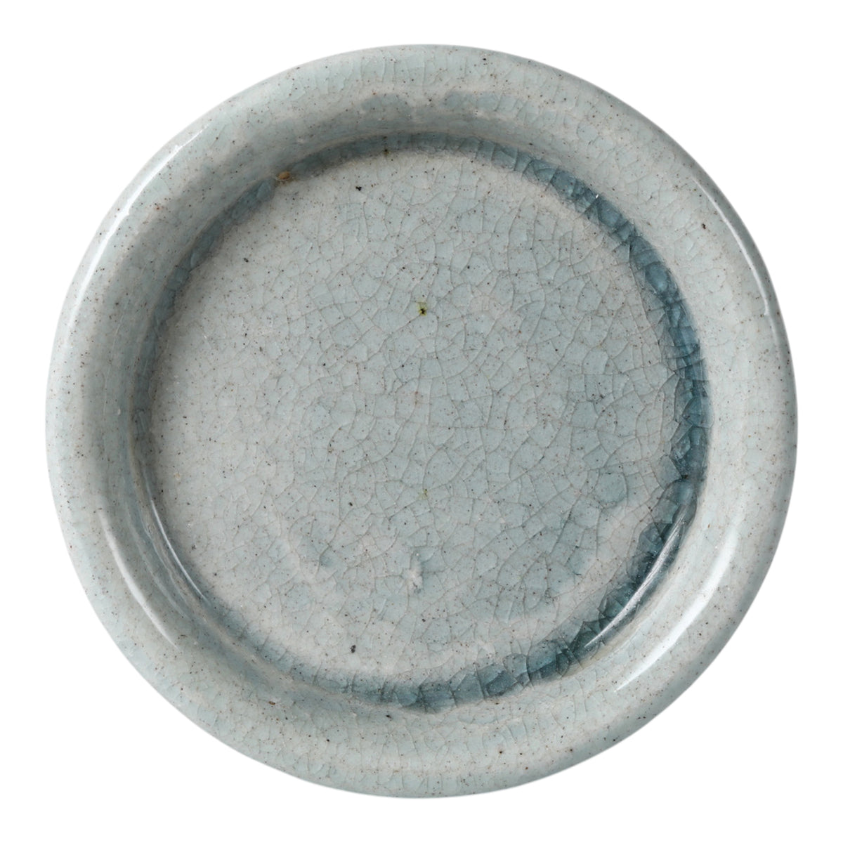 Jamul Blue/Ivory Large 2-Tone Traditional Pillar Holder