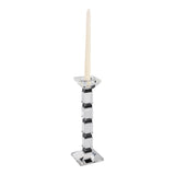 Daleybrook Clear/Black Large Candle Holder