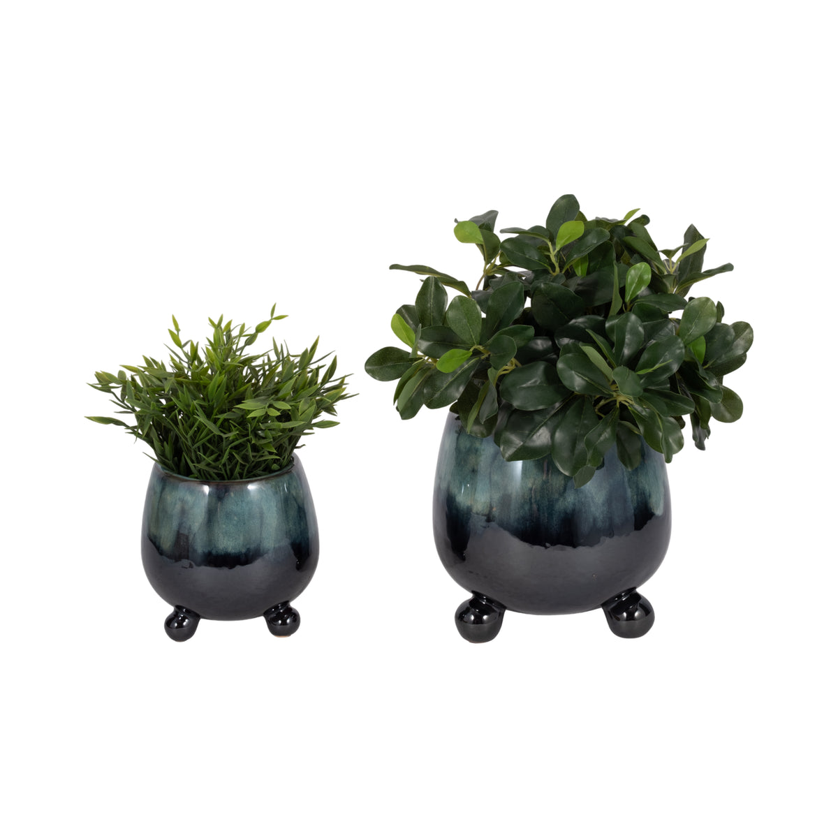 Suttonoak Blue Planters (Set of 2)