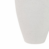 Kelseyland White Textured Organic Vase with Reactive Inside