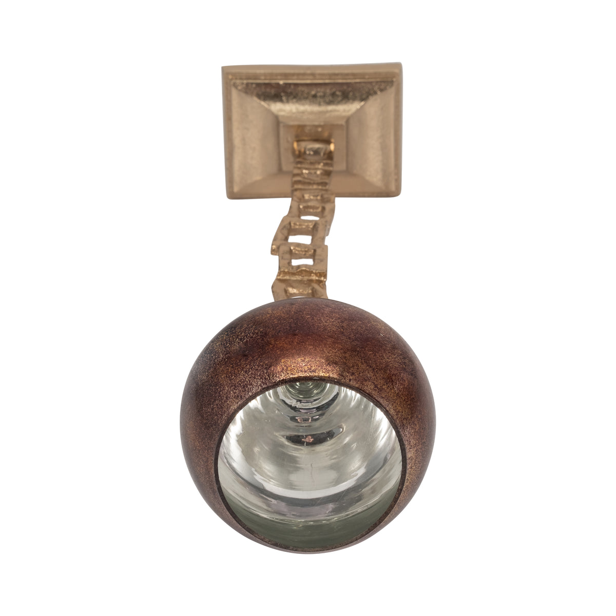 Monrovia Gold Small Metal Tealight Holder with Base